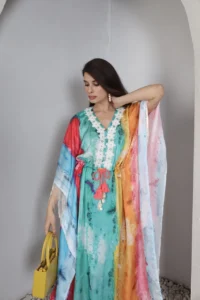 Sunset Kaftan Maxi Dress