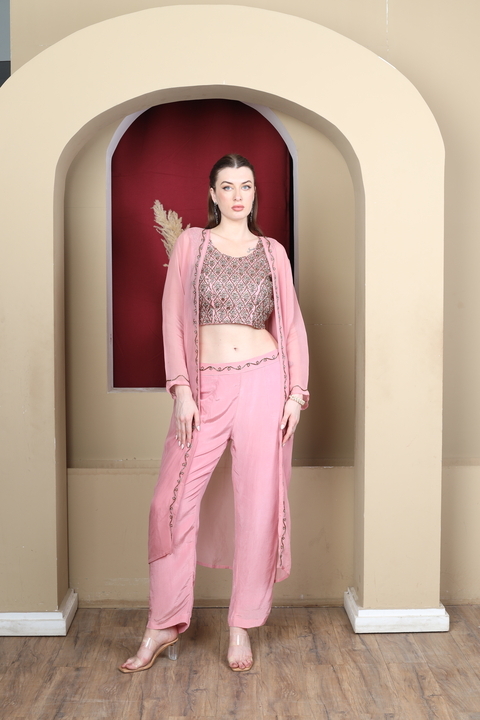 Rosé Éclat Three-Piece Co-ord Set