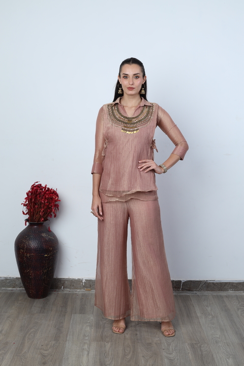 Rosé Opaline Co-ord Set