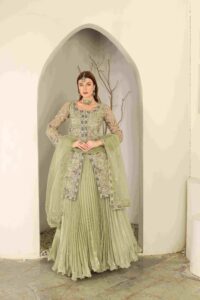 Verde Élan Jacket Lehenga