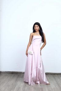 Lunaria Satin Gown