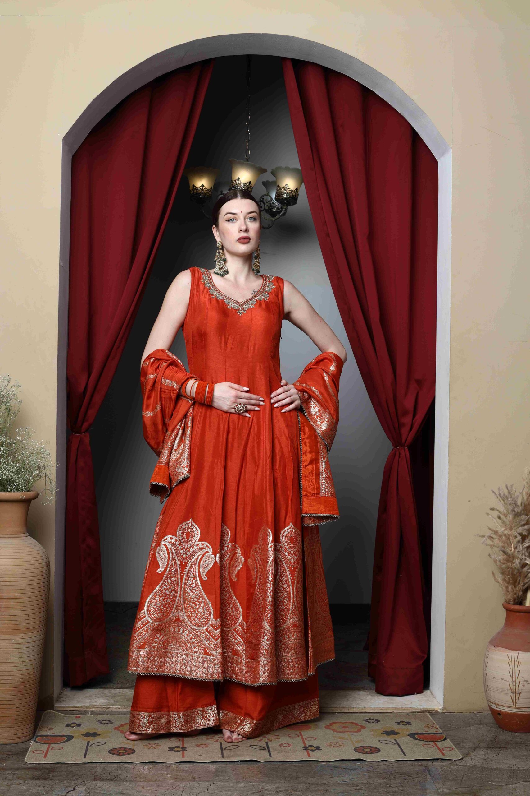 Saffron Heirloom Kurta Set
