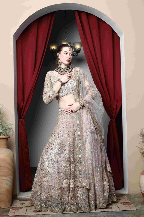 Élanor Ivory Lehenga Set