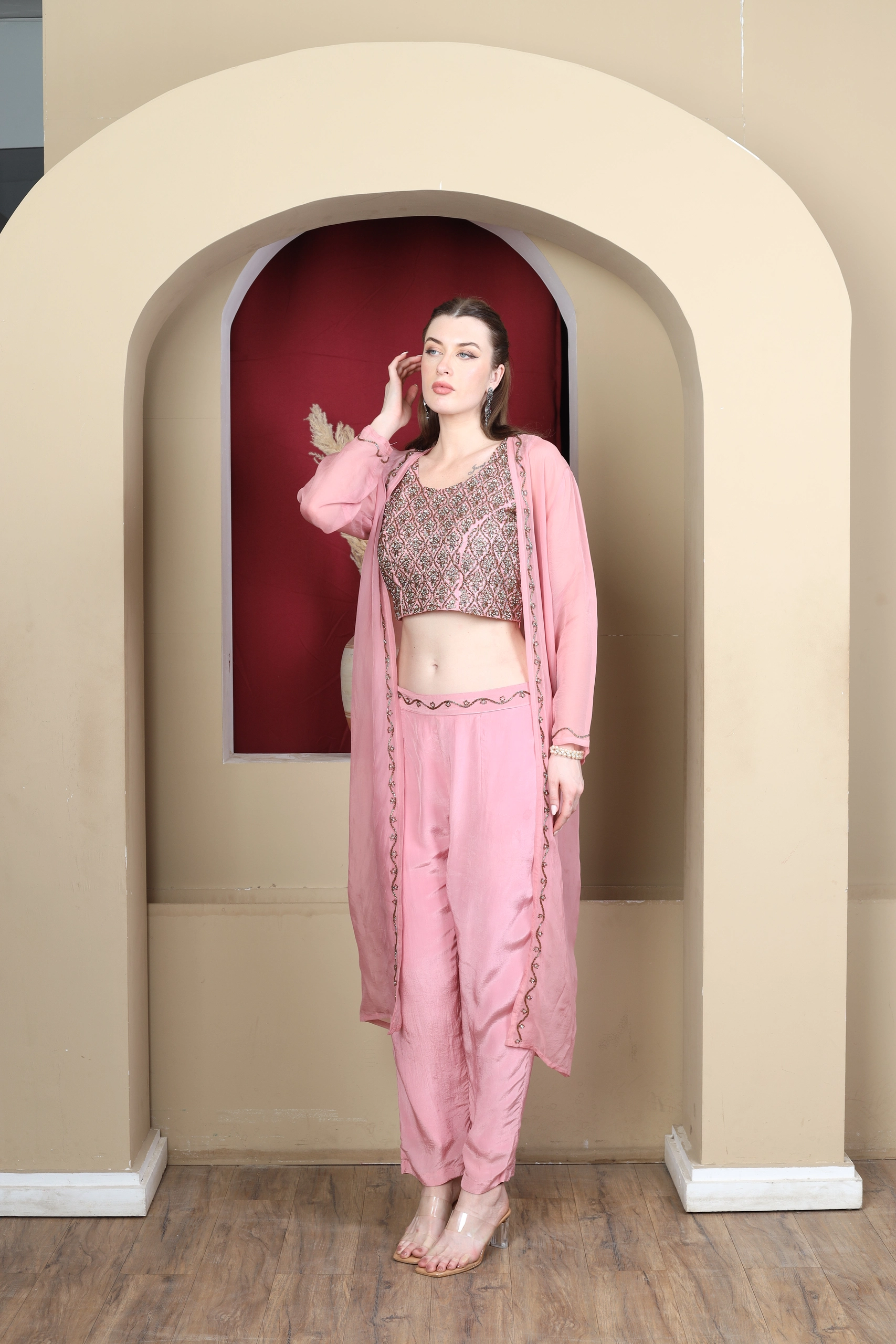 Rosé Éclat Three-Piece Co-ord Set Alternate