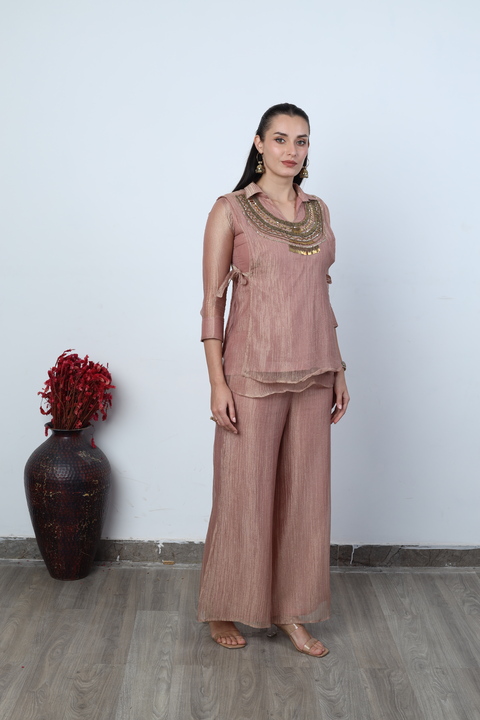 Rosé Opaline Co-ord Set