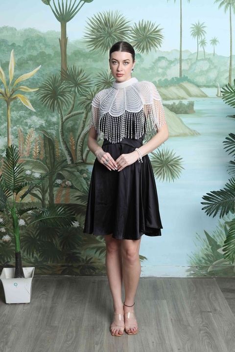 Luna Pearl Flare Dress