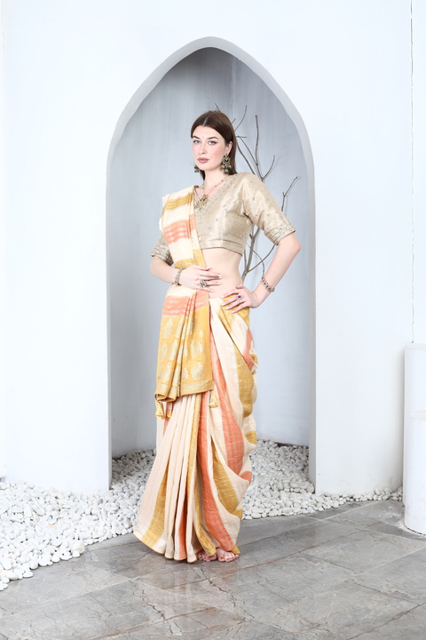 Asteria Handwoven Zari Saree