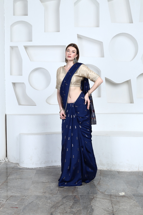 Mosaic Mirrorwork Saree