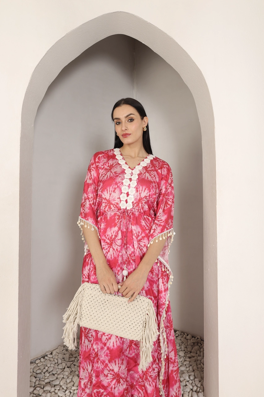 Ivory Fringe Handwoven Clutch Alternate