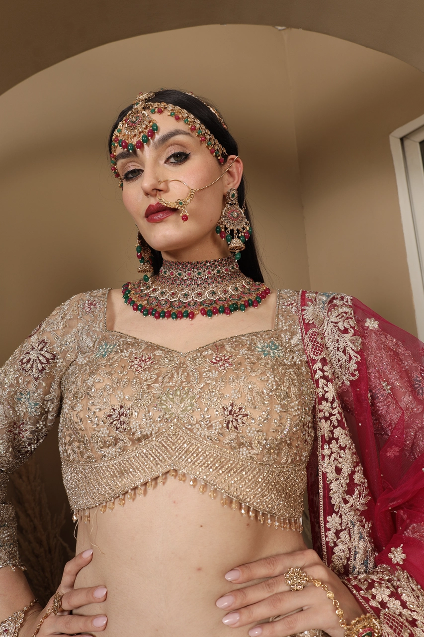 Royal Stone Maang Tikka Headpiece Alternate