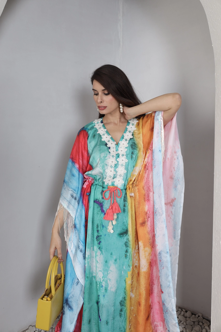 Sunset Kaftan Maxi Dress