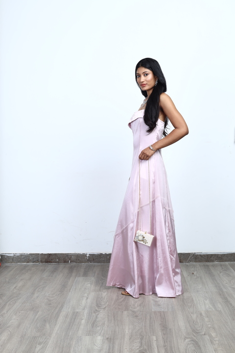 Lunaria Satin Gown