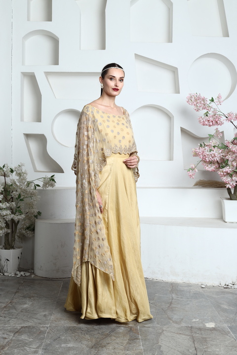 Aurielle Cape Gown
