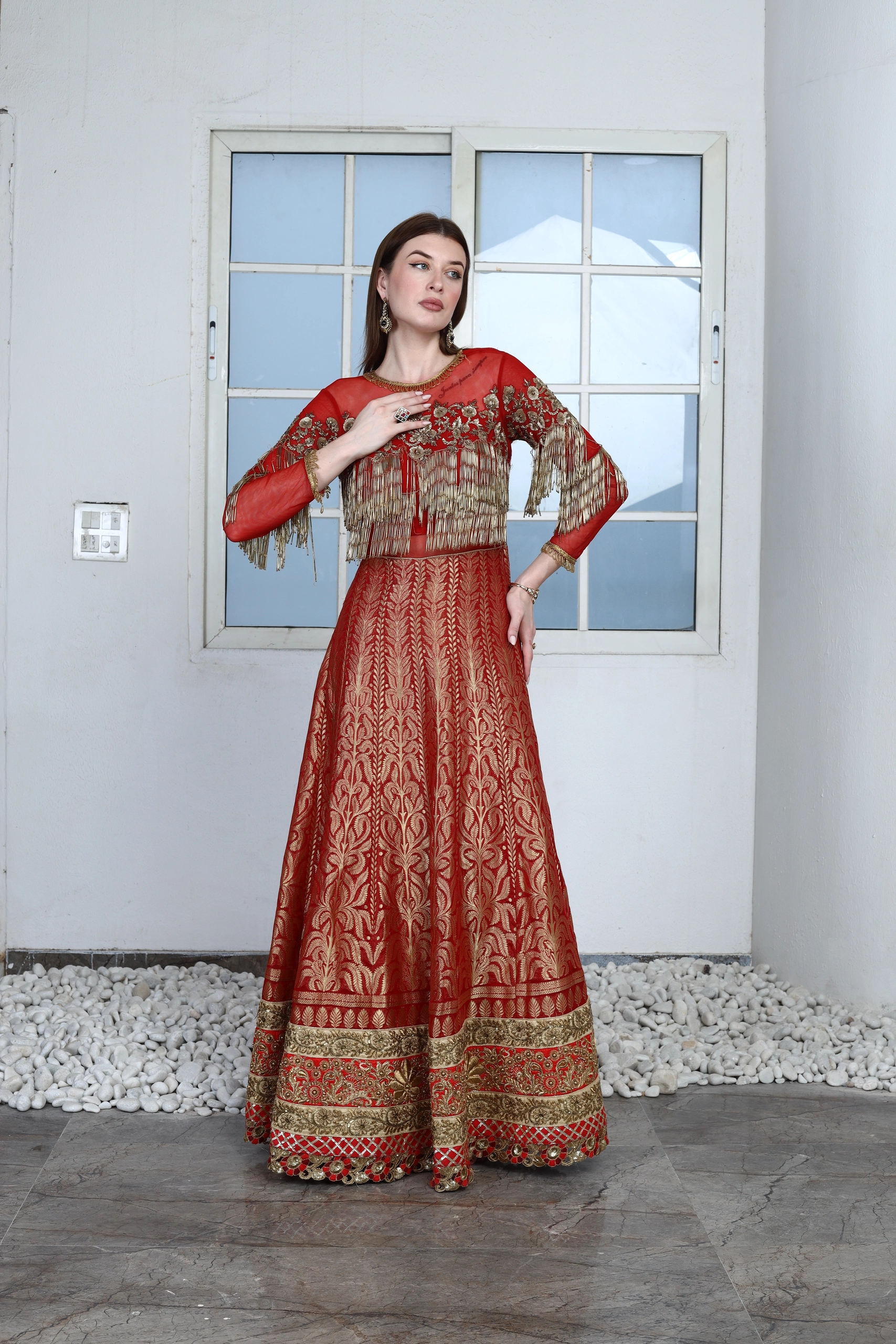 Ember Royale Anarkali Gown Alternate