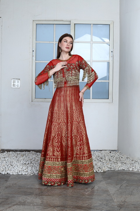 Ember Royale Anarkali Gown