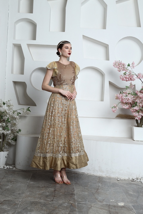 Celestine Bloom Anarkali Gown