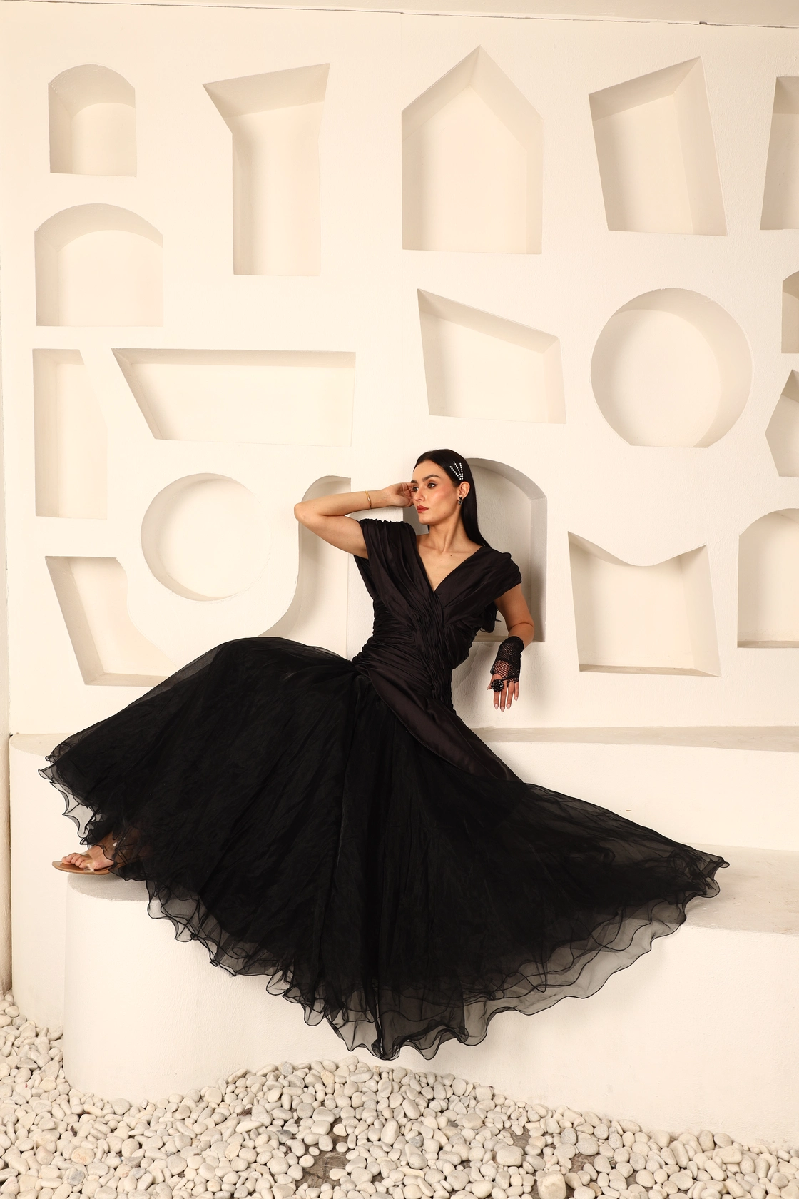 Midnight Tulle Gown Alternate