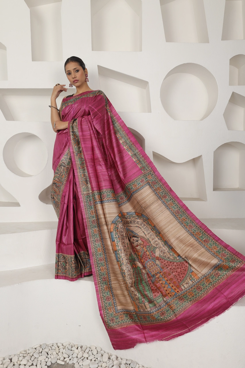 Rani Heritage Woven Silk Saree