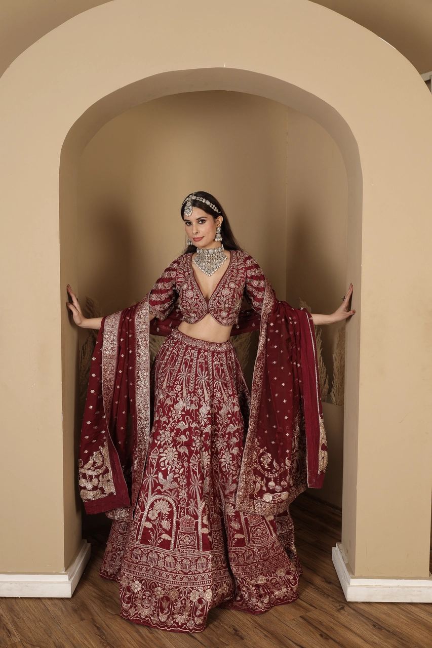 Mehr Rouge Bridal Lehenga Alternate