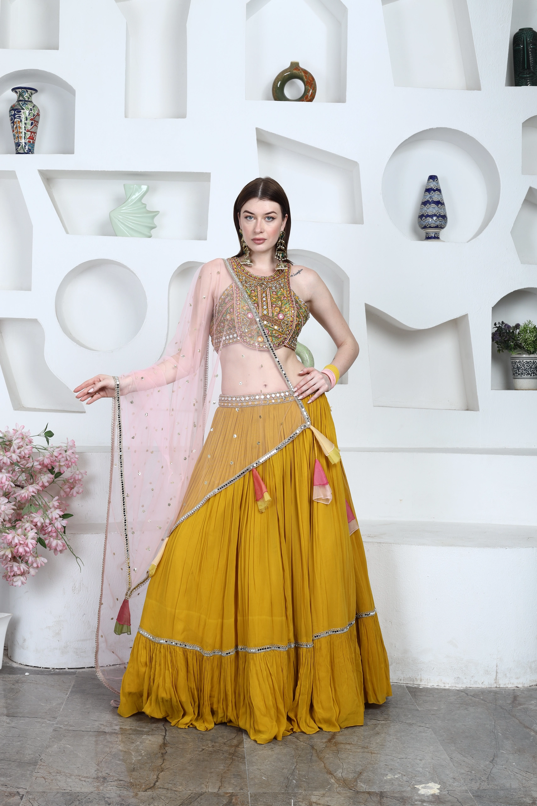 Soleya Embellished Lehenga Set Alternate