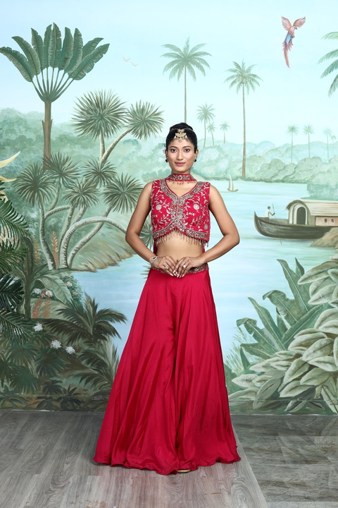 Rougevine Lehenga Set