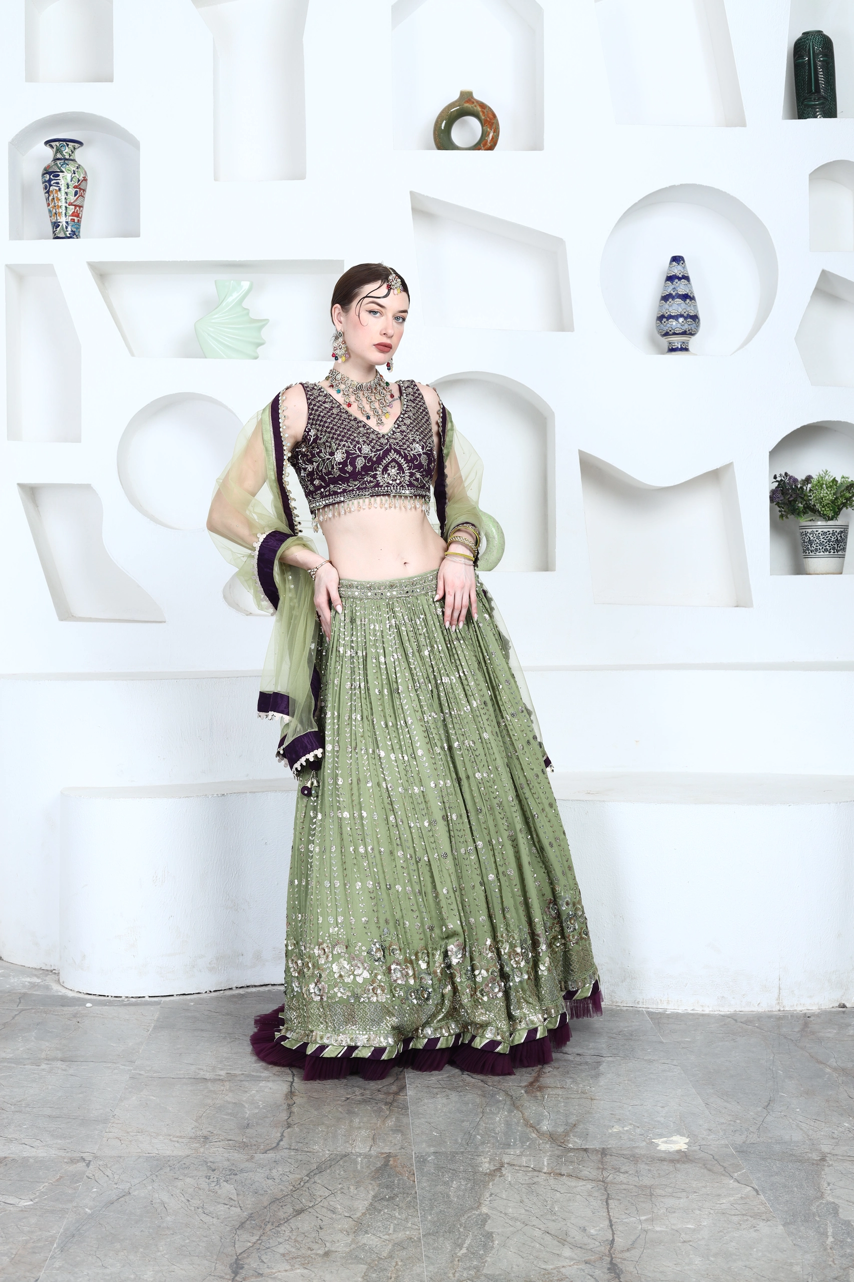 Verdelle Lehenga Set Alternate