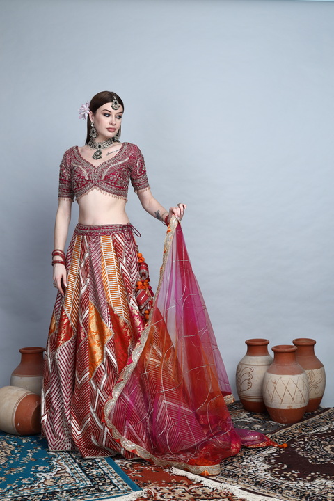 Rubique Lehenga Set