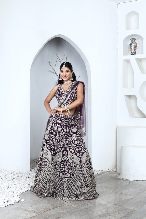 Velouré Lehenga Set