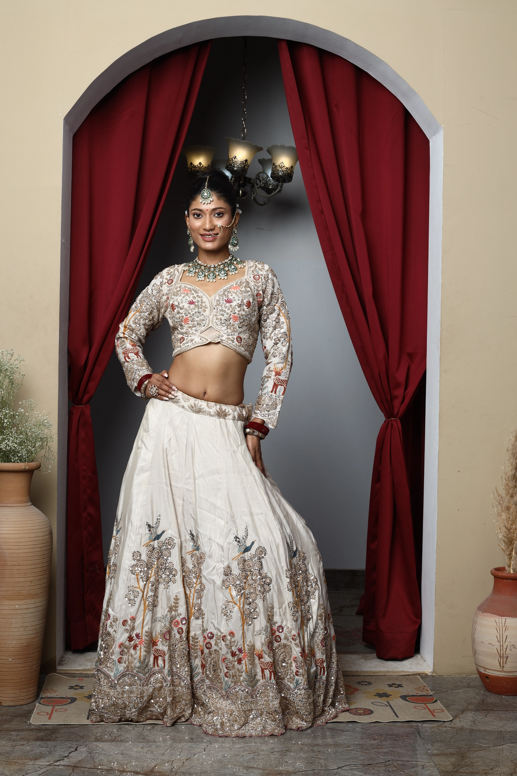 Ardena Heritage Lehenga Set Alternate