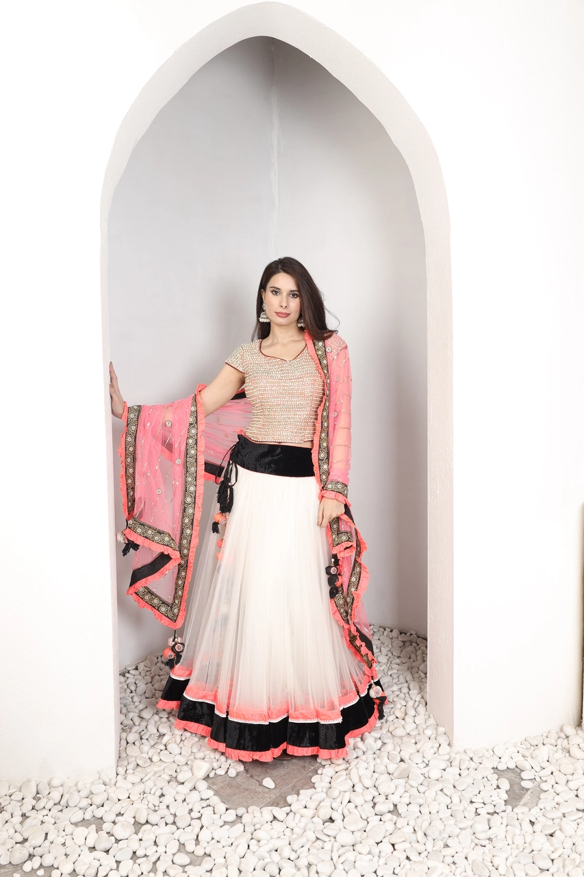 Tassel Dupatta Lehenga