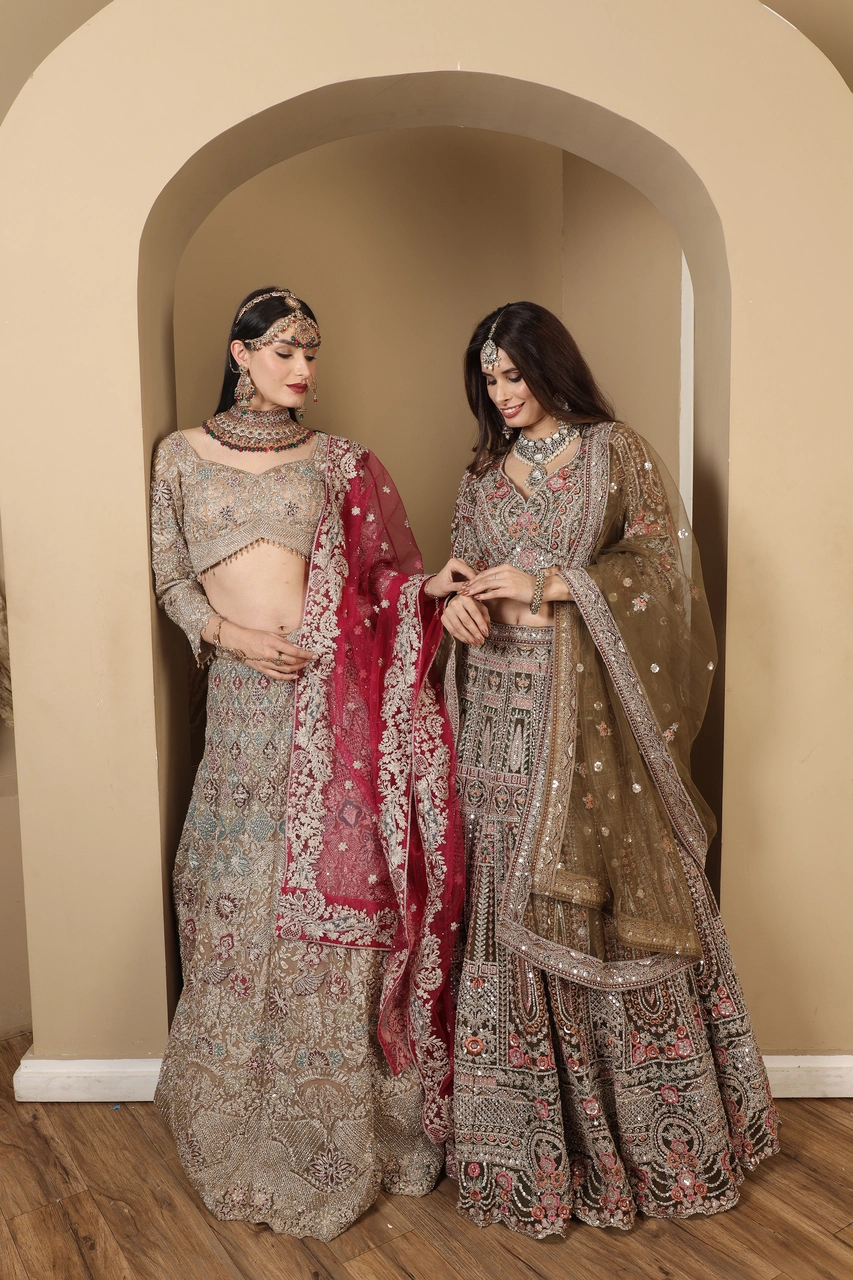Heavy Embroidered Lehenga Pair