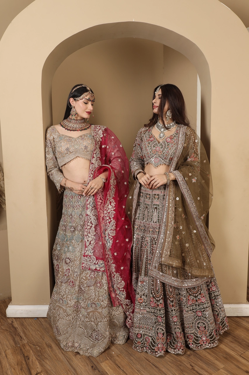Heavy Embroidered Lehenga Pair Alternate
