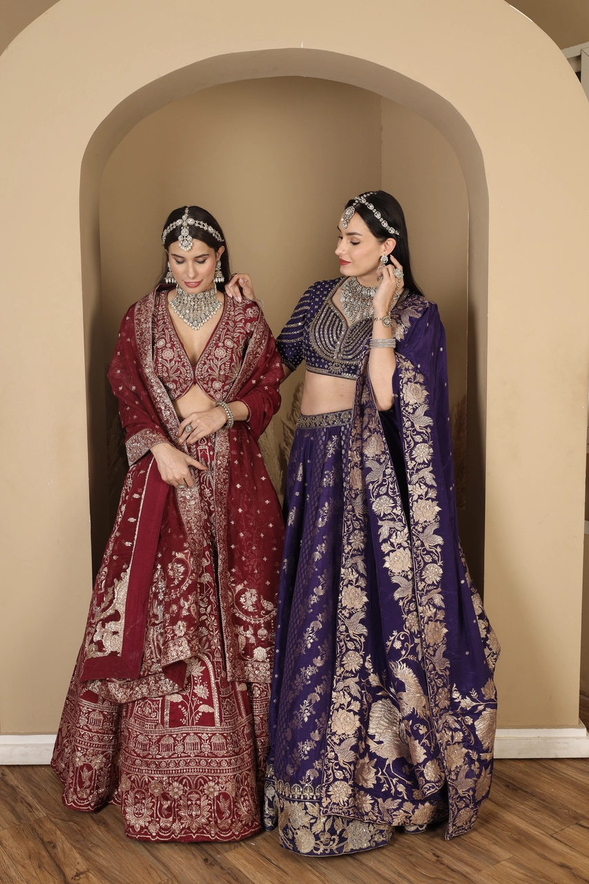 Sequins Wedding Lehenga Duo Alternate