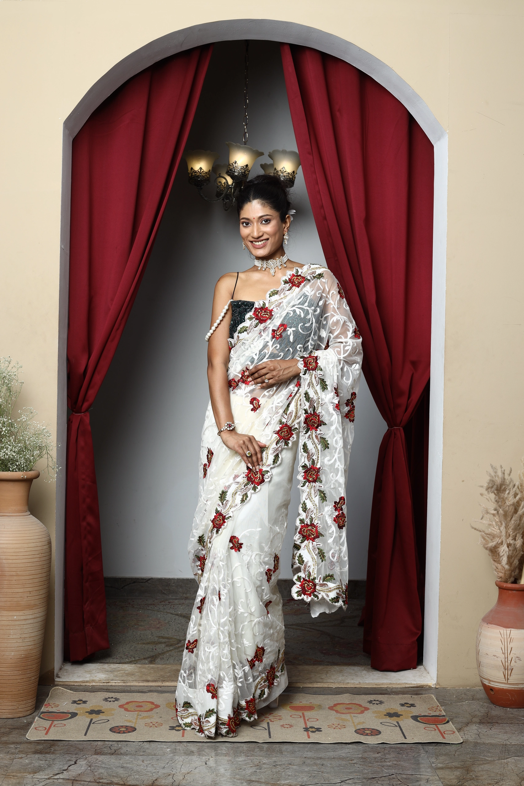 Rosaline Bloom Saree Alternate