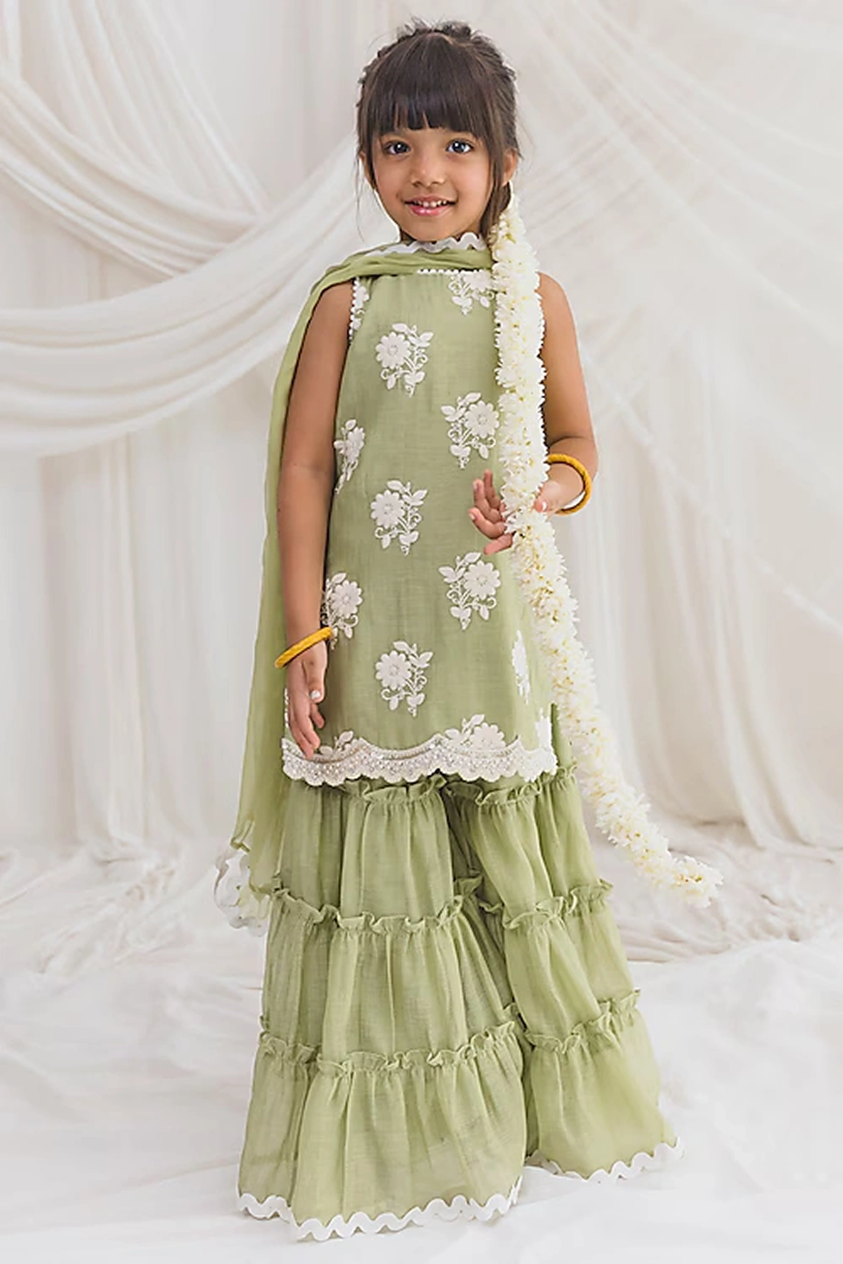 Aksh Swarovski Sharara